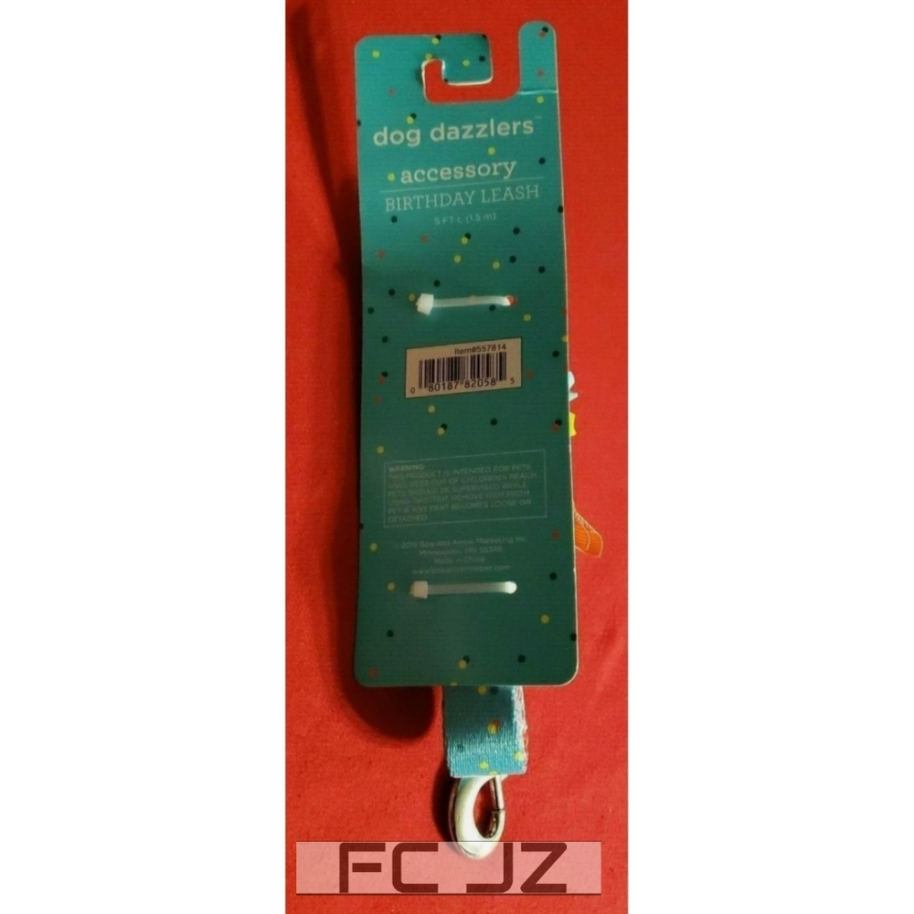 Dog Dazzlers - Accessories Birthday Leash (5ft/1.5m - NEW - Picture 3 of 4